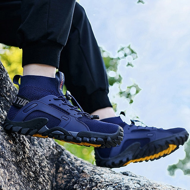 with Support Men's Ankle Outdoor Hiking - Shoes Breathable