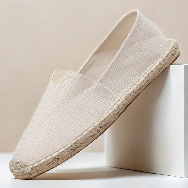Navy Blue Canvas – Casual Shoes Slip-On Lightweight Men's
