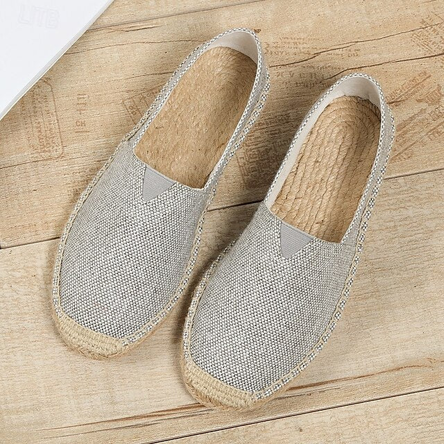 Navy Blue Canvas – Casual Shoes Slip-On Lightweight Men's
