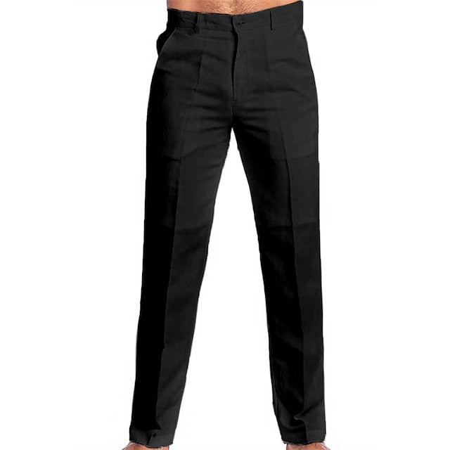 Dress Pants Beach Linen Trousers Men's Summer Pants Pants