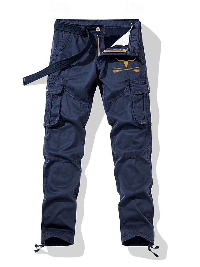 Trousers Work Cargo Pocket Pants Men's Multi