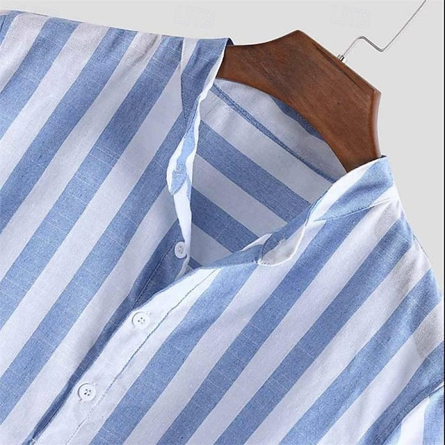 Linen Shirt Cotton Men's Summer