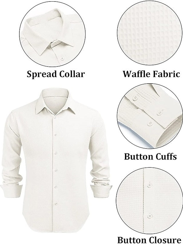 Button Men's Up Beach Summer Casual Shirt