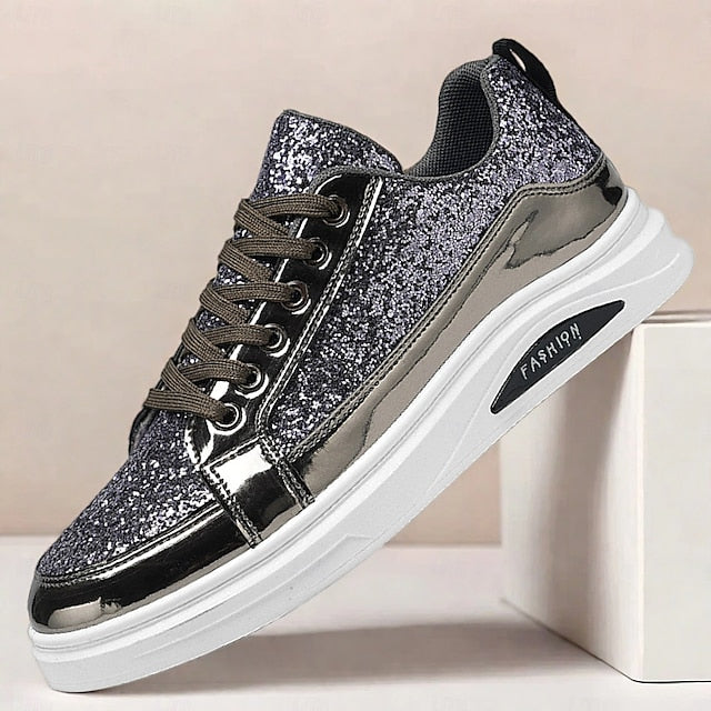 PU Casual Walking Slip Comfortable Sneakers Men's Leather