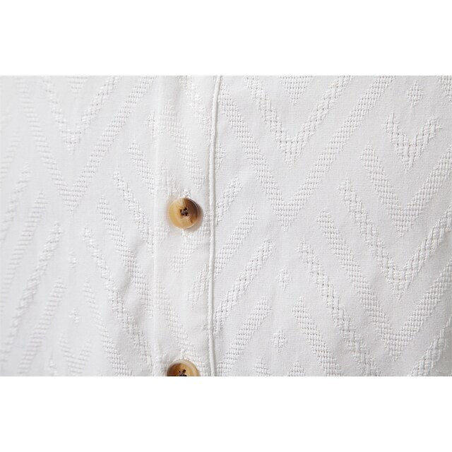 Shirt Beach Summer Popover Men's Casual