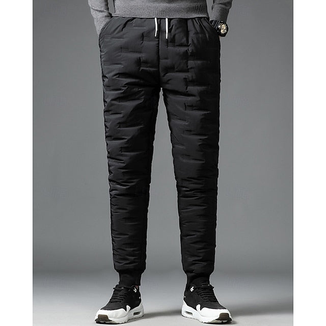 Fleece Men's Pants Trousers Sherpa Joggers Sweatpants