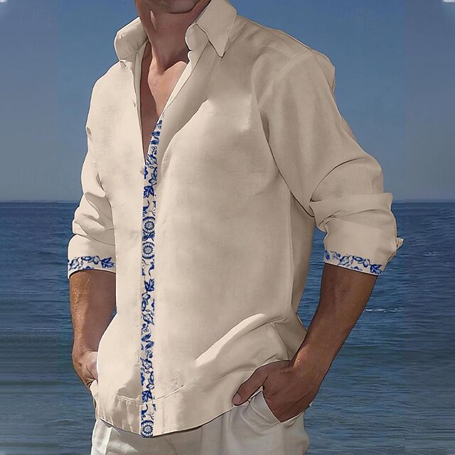 Mandarin Men's Shirt Collar Chinese