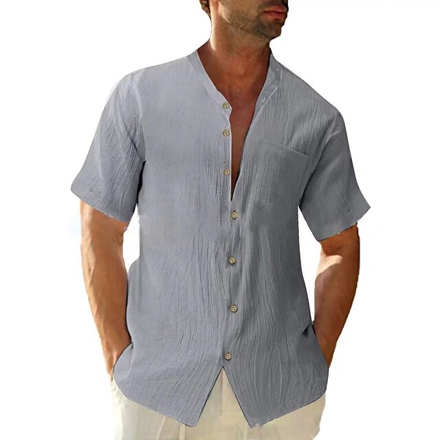 Mandarin Shirt Chinese Men's Collar