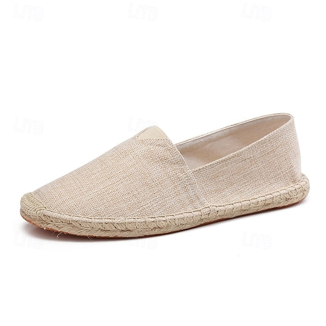 Navy Blue Canvas – Casual Shoes Slip-On Lightweight Men's