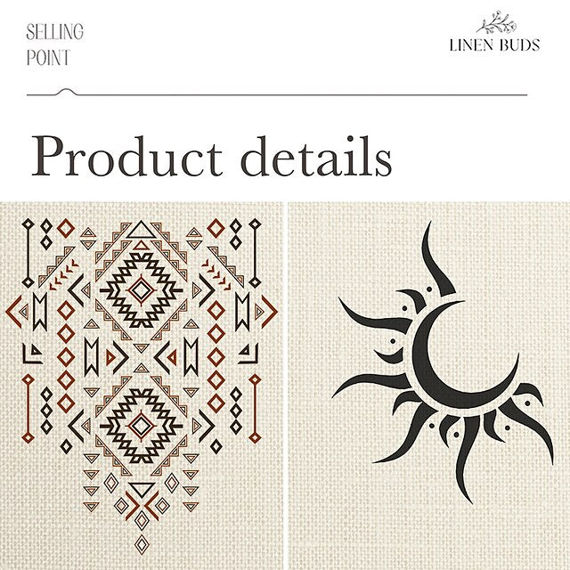 Shirts Vintage Retro Ethnic Men's Linen Shirt