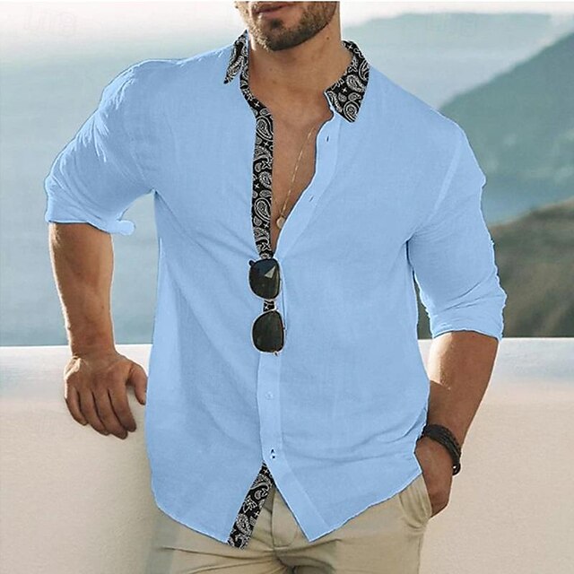 Shirt Up Beach Men's Casual Summer Button