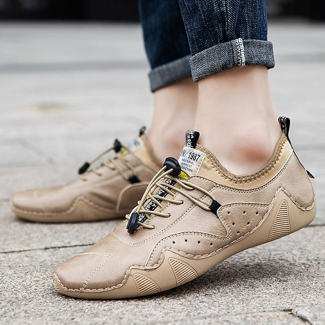 Faux Men's – Lightweight Sneakers Casual Leather
