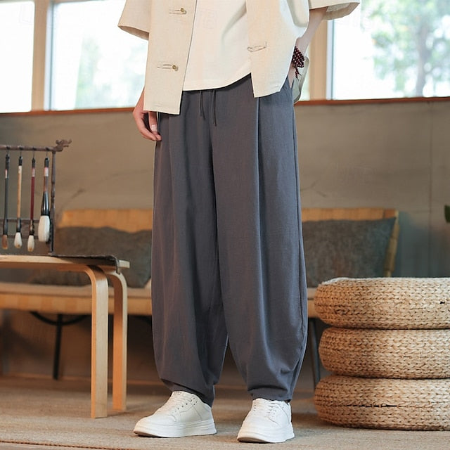 Corduroy Pants Trousers Casual Shorts Pocket Men's