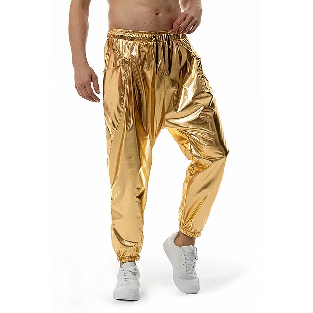 Trousers Sequin Elastic Casual Pants Men's Joggers