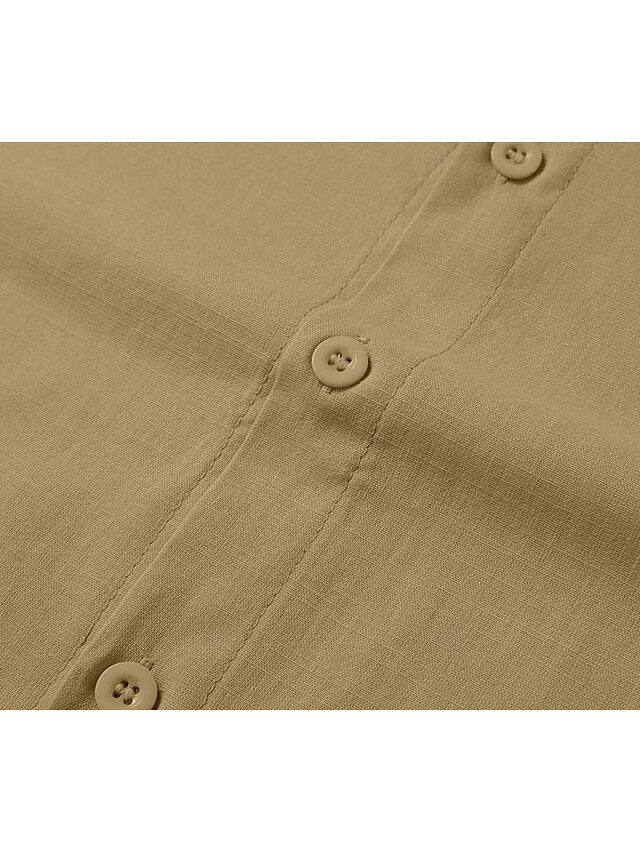 Collar Beach Summer Shirt Men's Wear Band