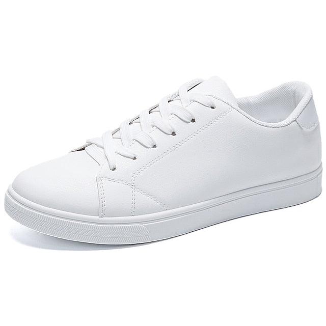 Daily Casual Sneakers White Women Faux Shoes Men's Walking