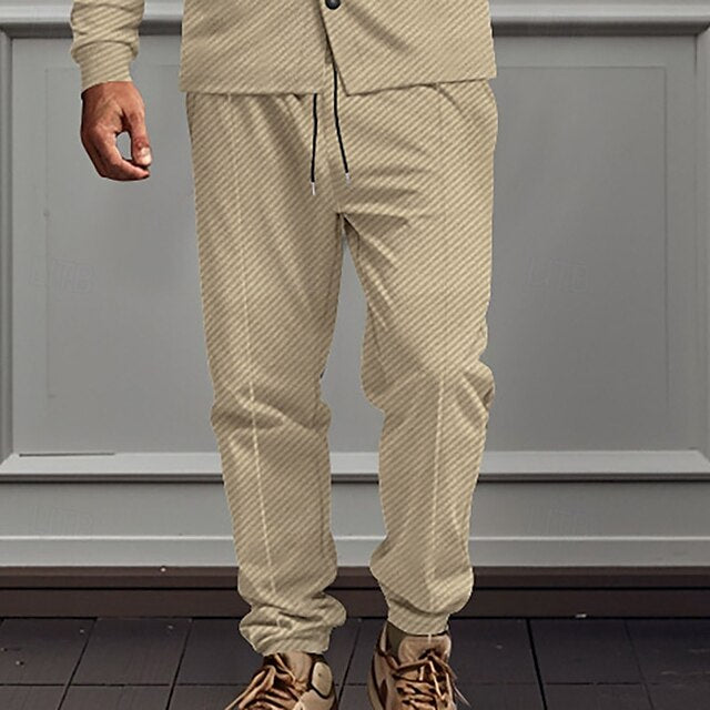 Pocket Pants Casual Sweatpants Trousers Joggers Men's
