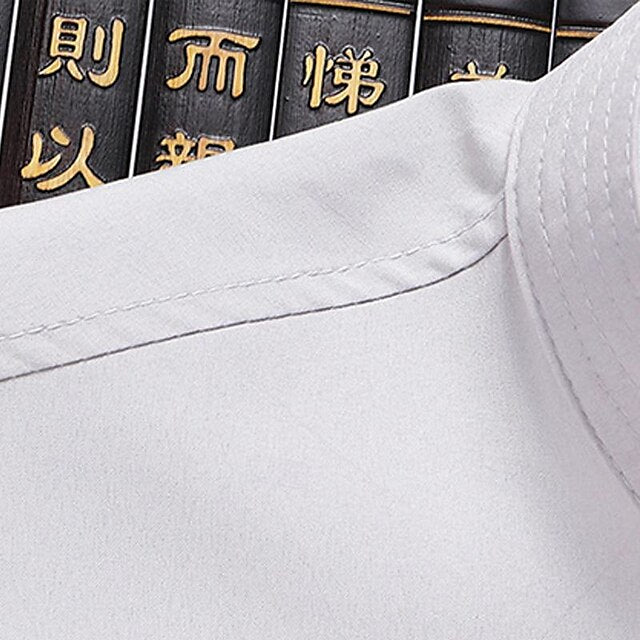 Shirt Collar Mandarin Chinese Men's