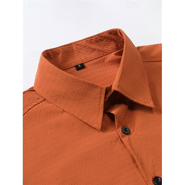 Button Casual Men's Summer Shirt Up