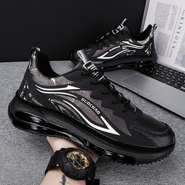 with Air Lightweight Men's Cushion Sneakers Transparent