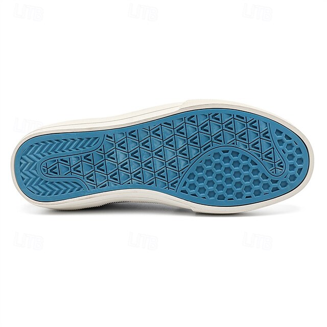 Comfortable Canvas Sneakers Slip Walking Casual Men's Suede