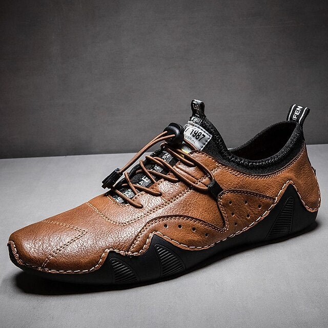 Faux Men's – Lightweight Sneakers Casual Leather