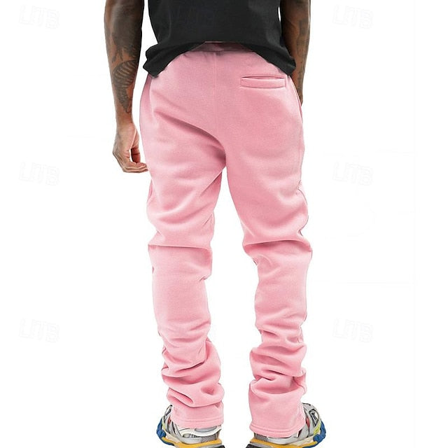 Pants Sweatpants Casual Elastic Drawstring Men's Trousers