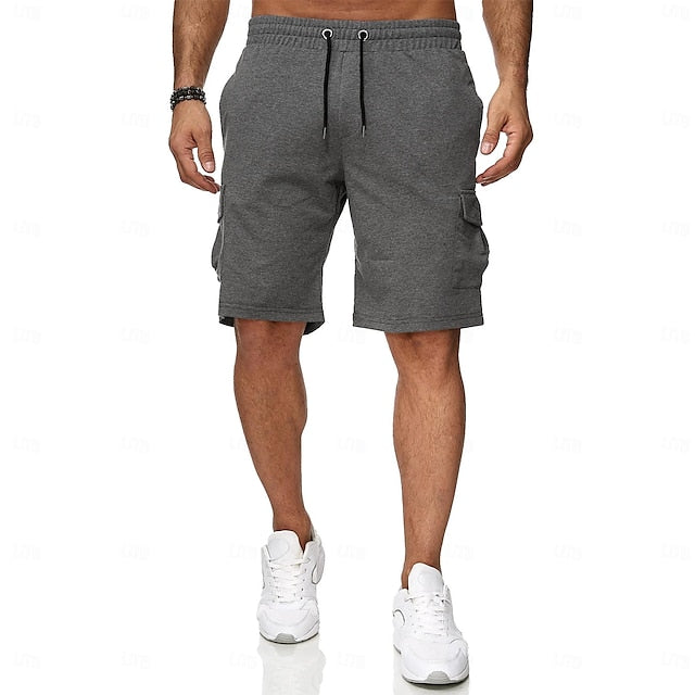 Drawstring Casual Athletic Men's Sweat Shorts