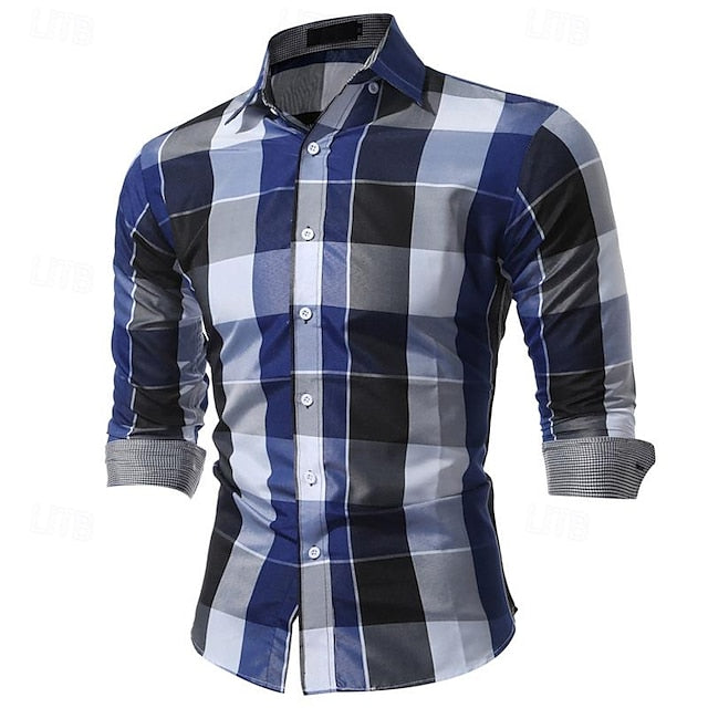 Corduroy Casual Men's Plain Up Shirt Button