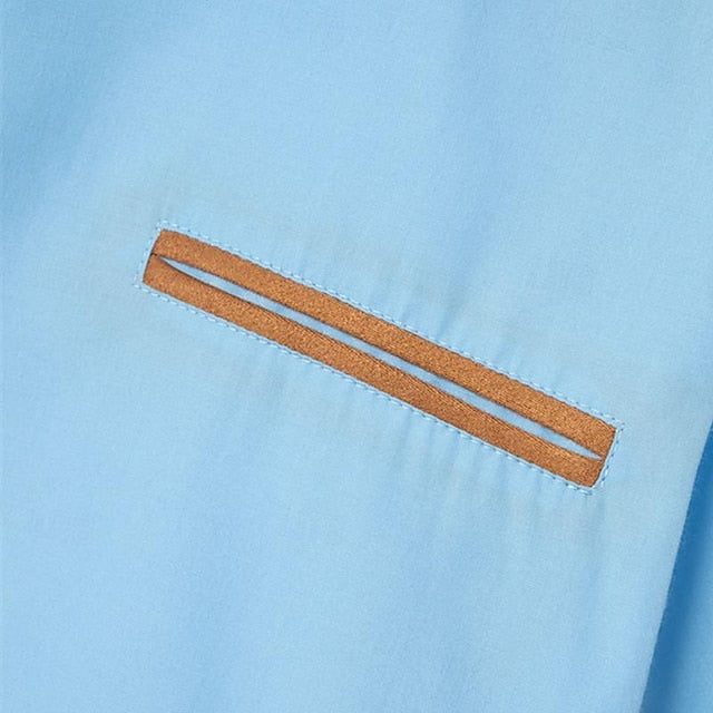 Casual Men's Button Beach Shirt Summer Up