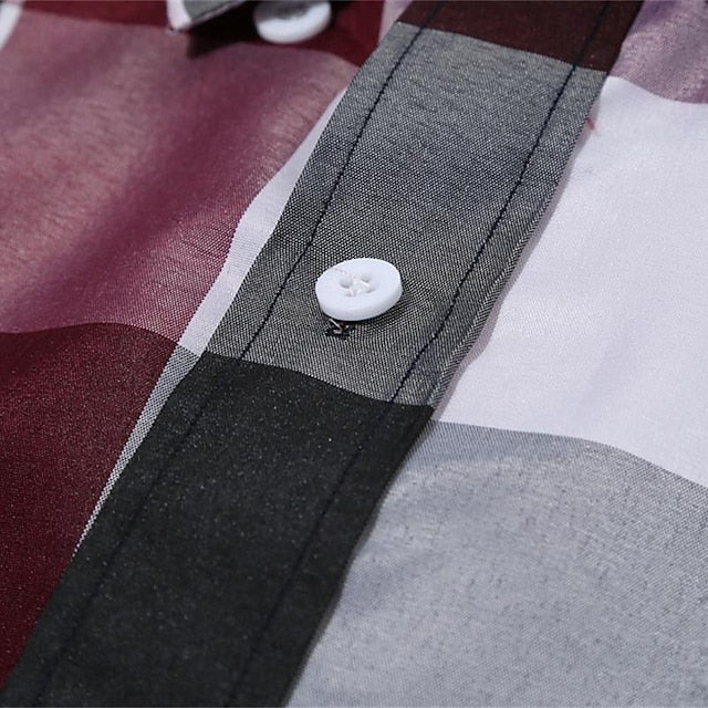 Corduroy Casual Men's Plain Up Shirt Button