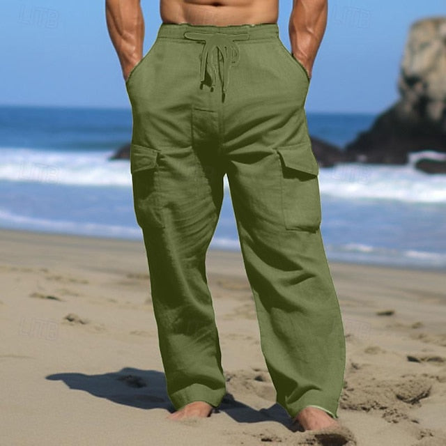 Cargo Summer Beach Pants Trousers Pants Pants Men's