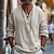Pants Summer Linen Trousers Pants Baggy Men's Buttons Pants
