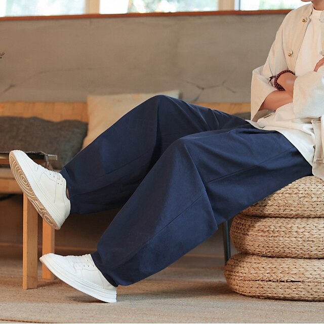 Corduroy Pants Trousers Casual Shorts Pocket Men's