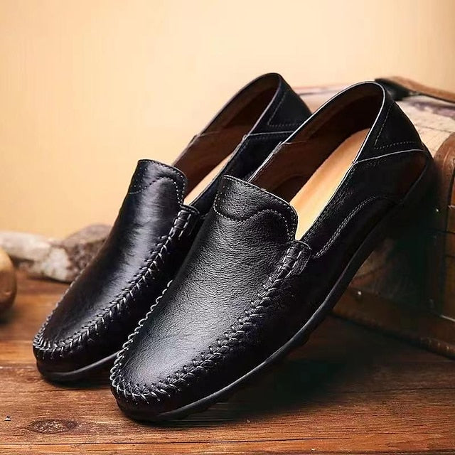 Moccasin Men's Shoes Loafers Slip-Ons Comfort Casual