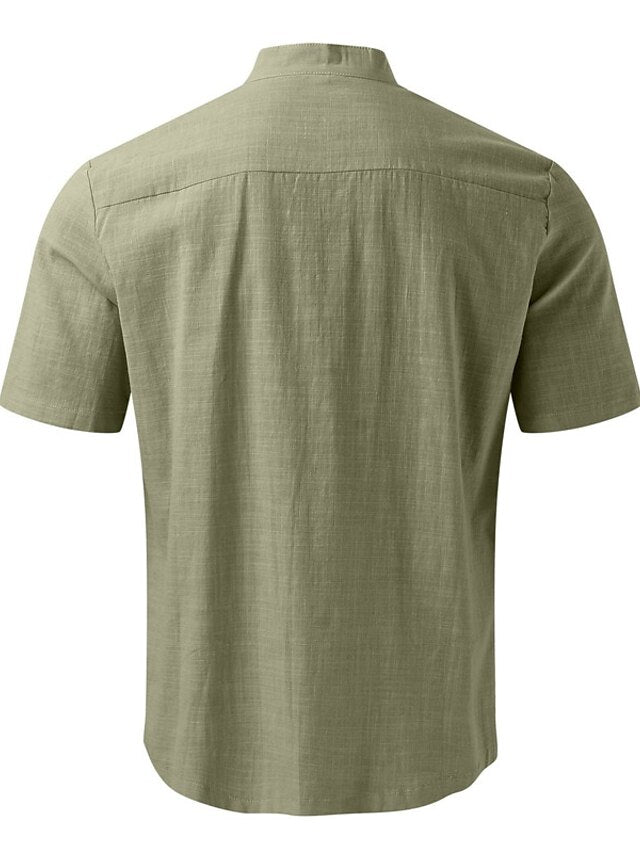 Shirt Collar Men's Mandarin Chinese