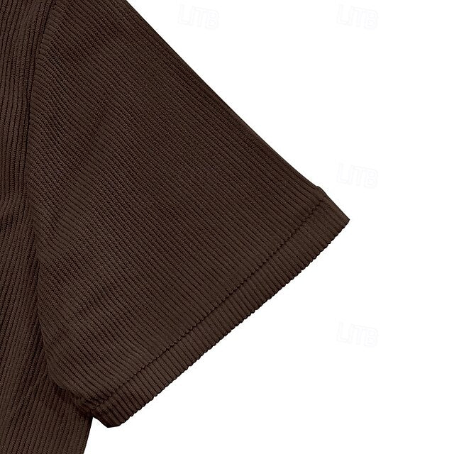 Men's Button Beach Casual Summer Up Shirt