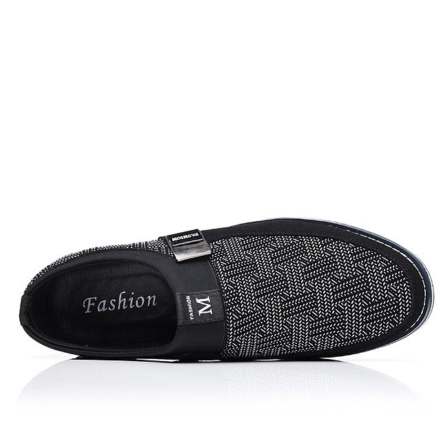 Shoes with Print Canvas Men's Animal Espadrille Slip-On