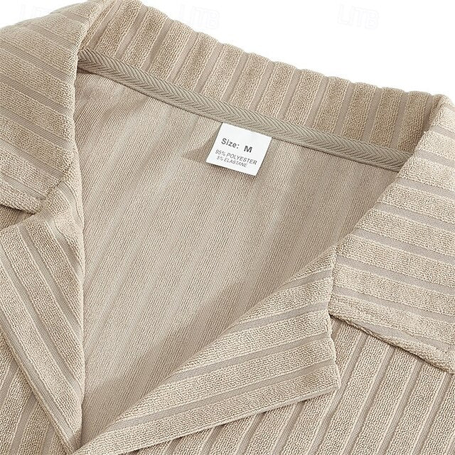 Up Button Beach Shirt Summer Men's Casual