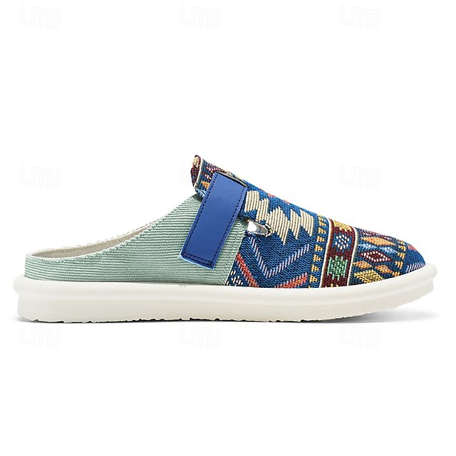 Adjustable with – Slip-On Strap Grey Men's Shoes Walking