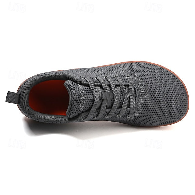Sneakers Orange Bright Sole Men's – with Knit White