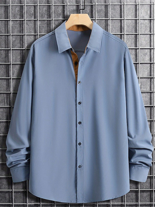 Shirt Button Casual Up Men's Summer Beach