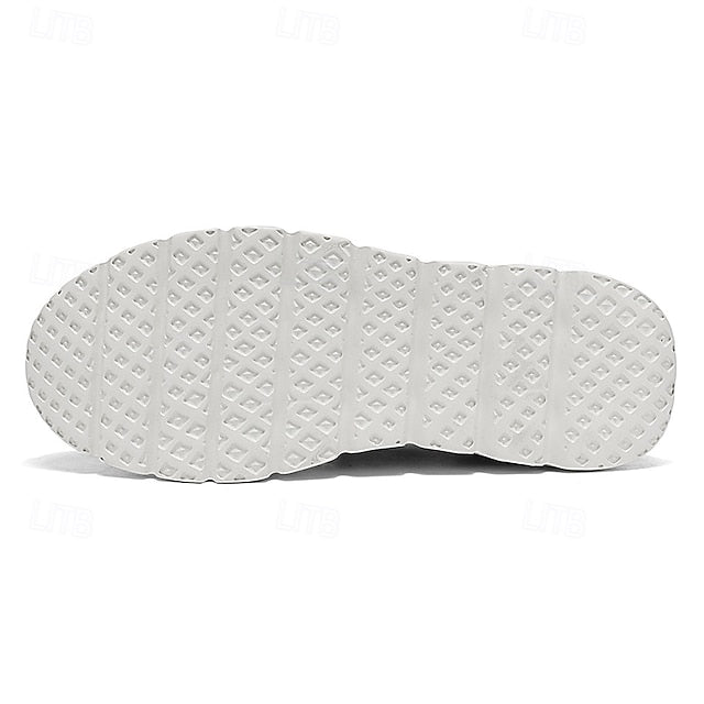 Breathable Men's Sneakers – Lightweight Knit Lace-Up