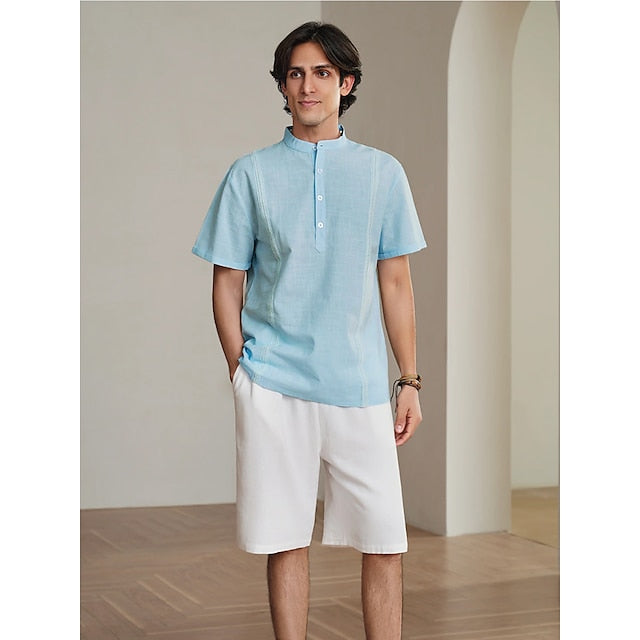 Guayabera Men's Popover Linen Shirt 10%