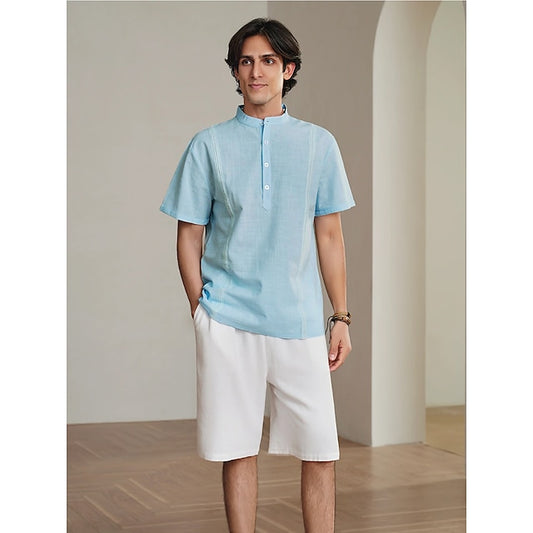 Guayabera Men's Popover Linen Shirt 10%