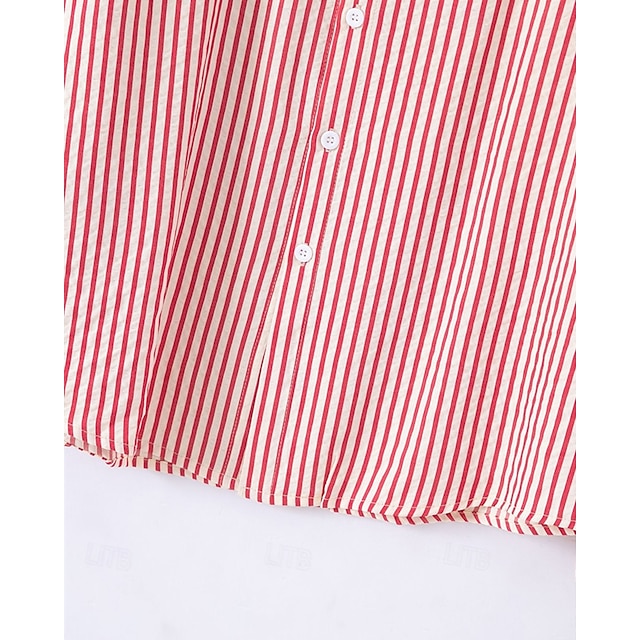 Men's Shirt Casual Button Beach Up Summer