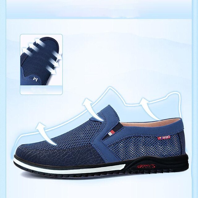 Slip-Ons Men's Shoes Flyknit Walking Loafers Casual