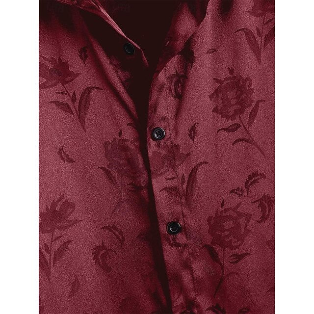 Up Beach Button Casual Shirt Men's Summer