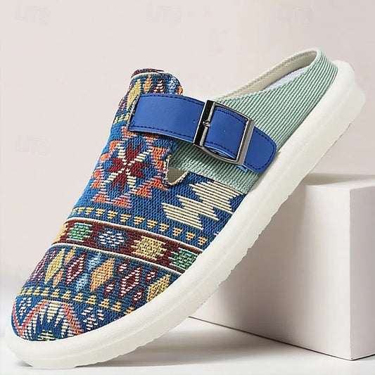 Adjustable with – Slip-On Strap Grey Men's Shoes Walking