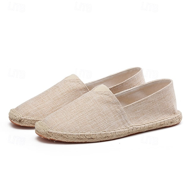 Navy Blue Canvas – Casual Shoes Slip-On Lightweight Men's